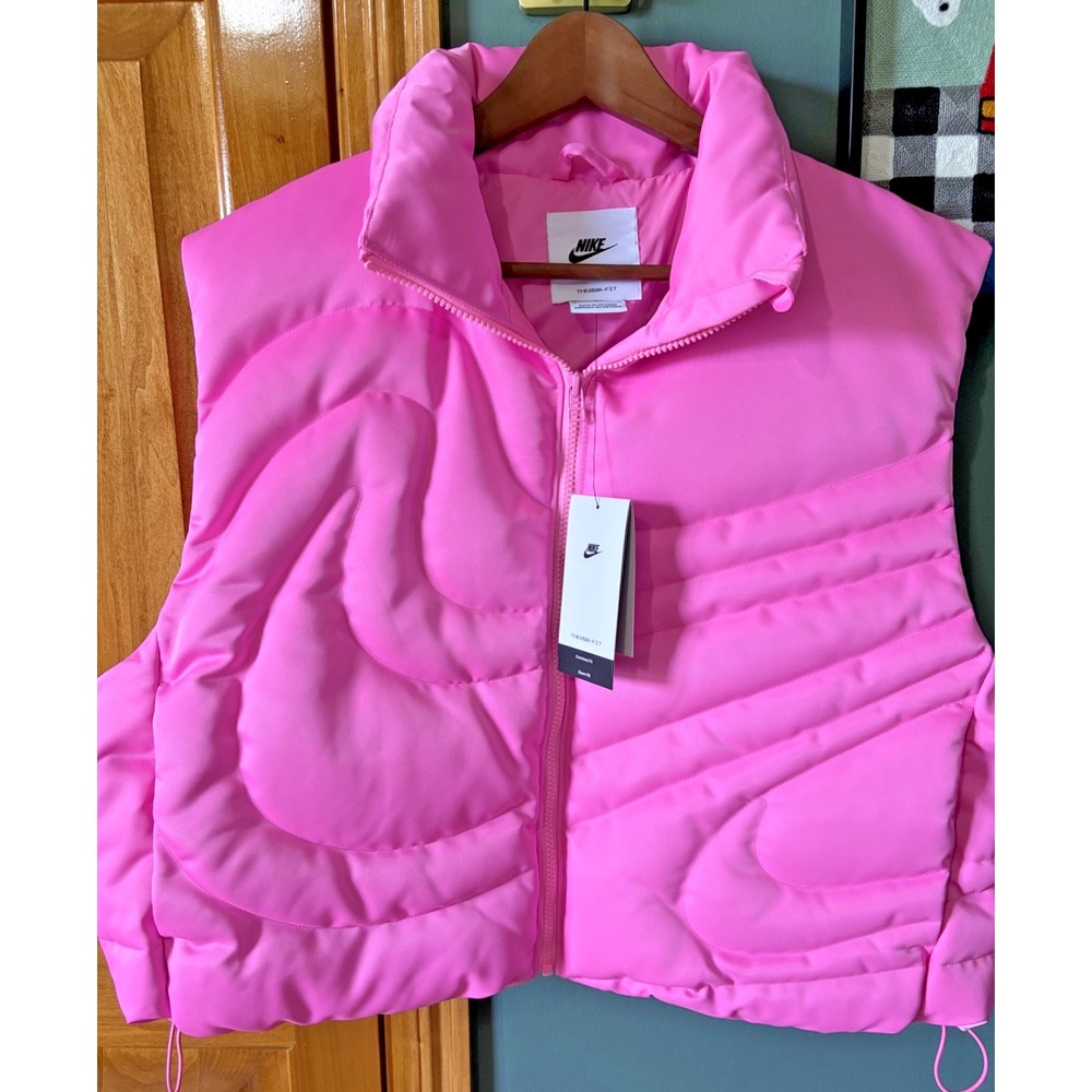 Nike Therma‑Fit Down Fill Vest (New With Tags) - Women's Medium - Oversized Fit